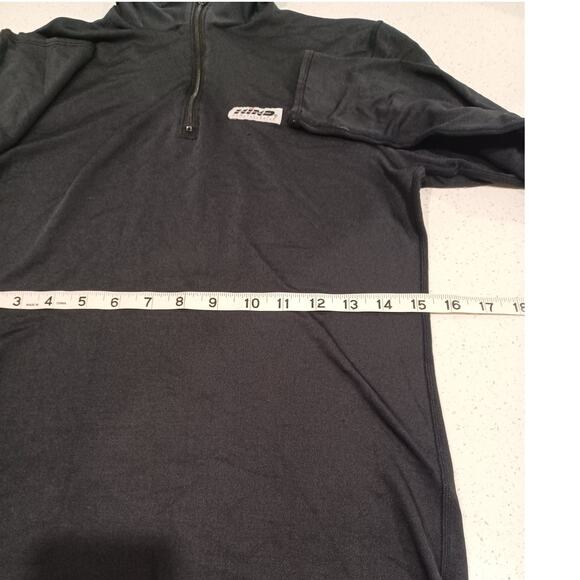 Vintage HIND Drylete Black quater-zip pullover Size M - Picture 4 of 4